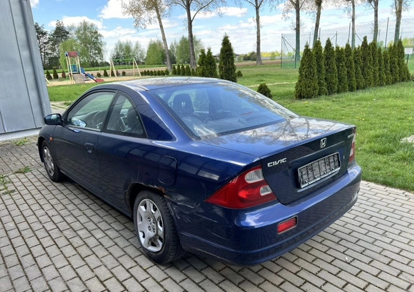 Honda Civic cena 3400 przebieg: 250000, rok produkcji 2001 z Krotoszyn małe 326